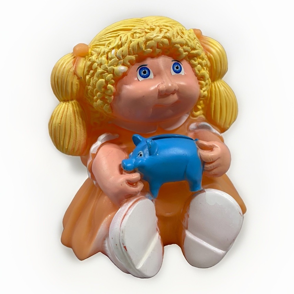 Vintage Cabbage Patch Star Power Doll Bank 7" Tall 1983